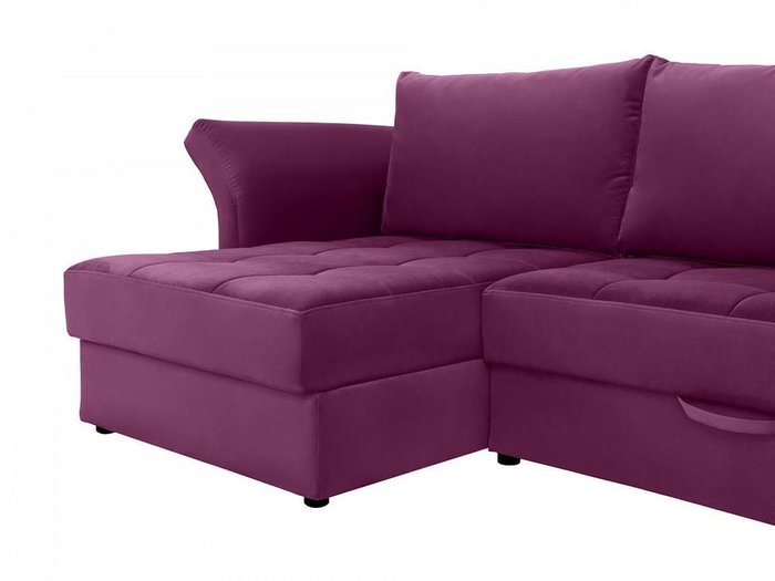 Угловой диван-кровать Wing сиреневого цвета