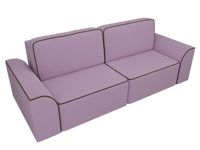 Прямой диван-кровать Вилсон сиреневого цвета
