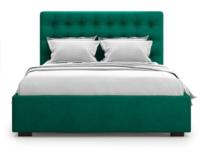 Кровать с подъемным механизмом Brayers 180х200 зеленого цвета