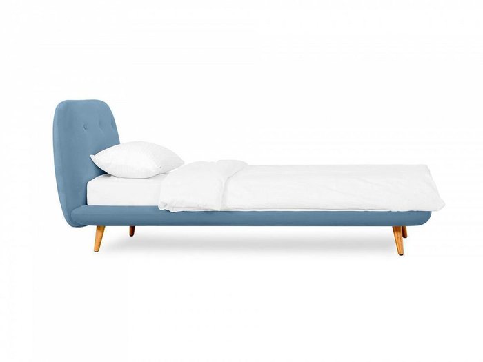 Кровать Loa 90х200 голубого цвета - купить Кровати для спальни по цене 42925.0