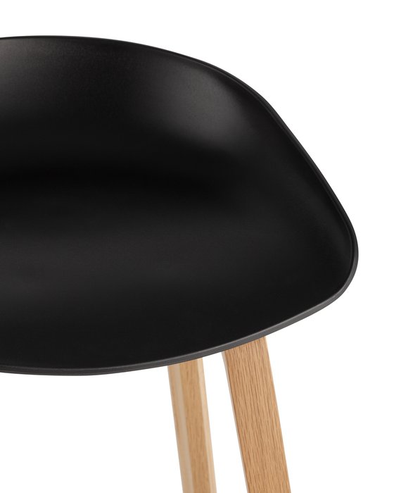 Барный стул Libra черного цвета 