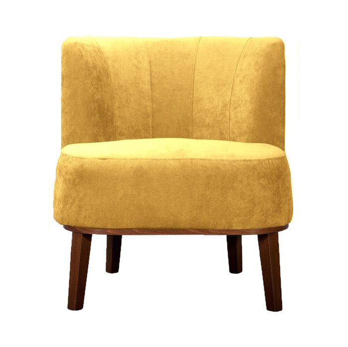 Кресло Шафран желтого цвета