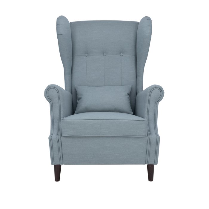 Кресло Монтего серо-голубого цвета 