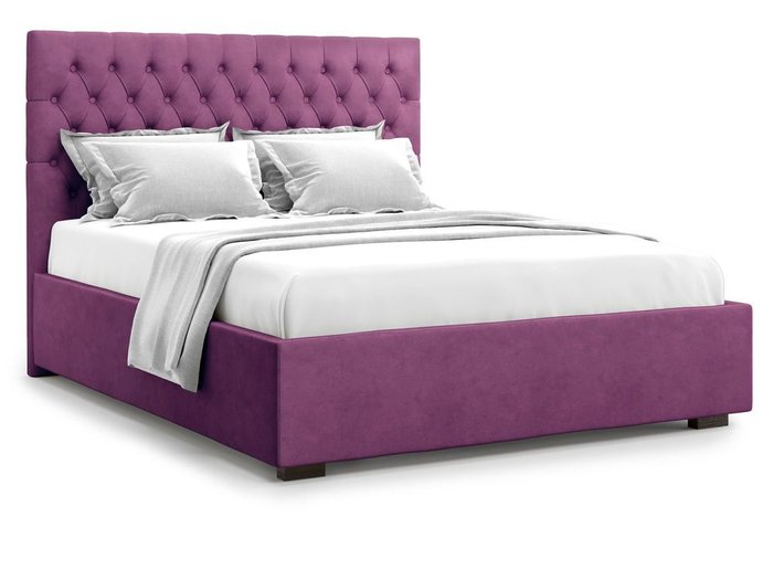 Кровать с подъемным механизмом Nemi 180х200 фиолетового цвета