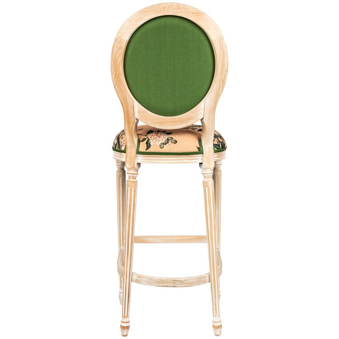 Барный стул Шинуазри бежевого цвета