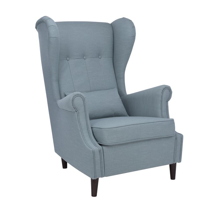 Кресло Монтего серо-голубого цвета 