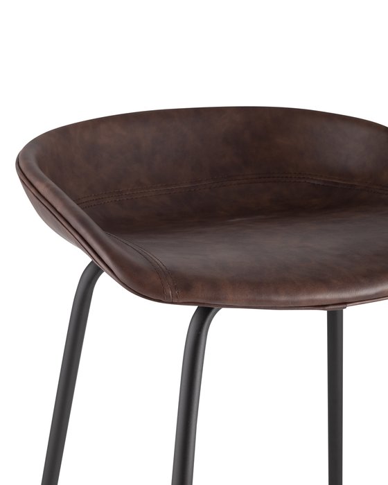 Барный стул Beetle Lite PU темно-коричневого цвета