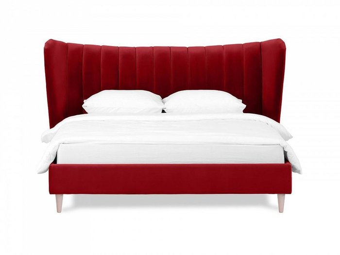Кровать Queen Agata L 160х200 красного цвета