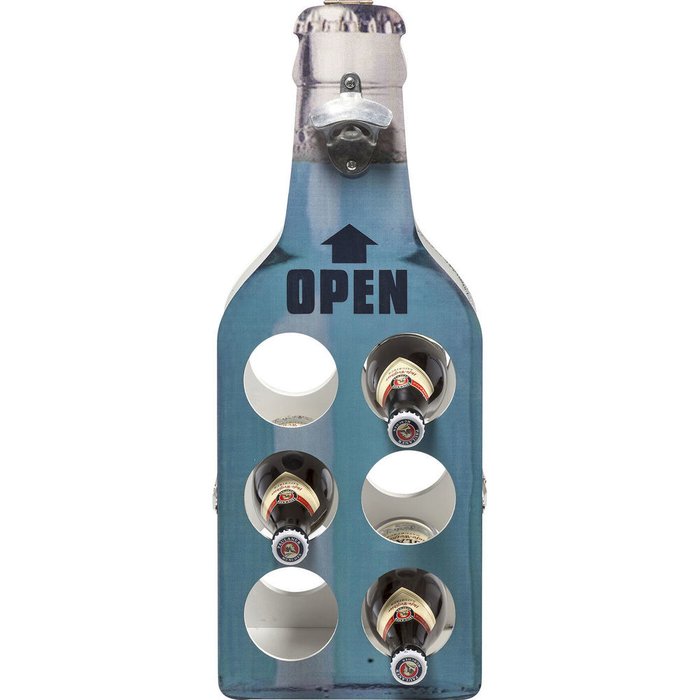 Стеллаж для бутылок Open голубого цвета