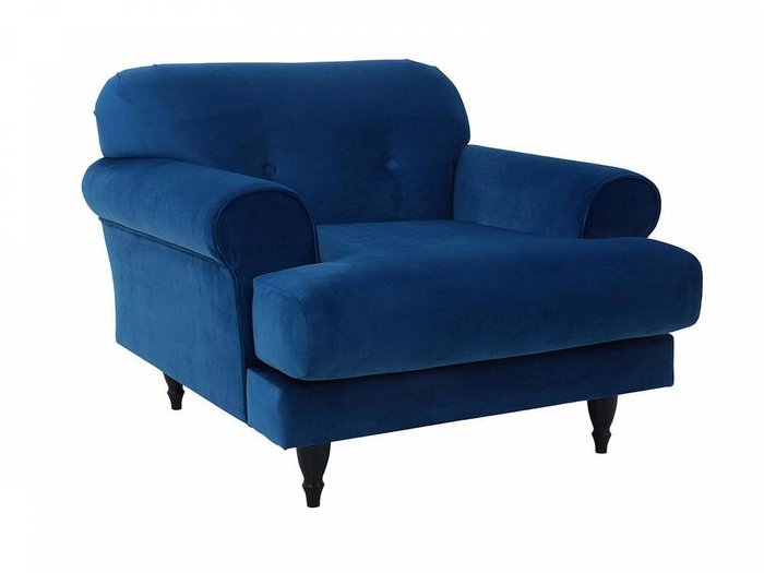 Кресло Italia синего цвета