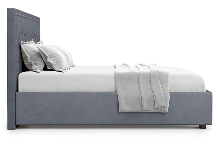 Кровать Orto без подъемного механизма 160х200 серого цвета