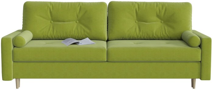 Диван-кровать Белфаст Green зеленого цвета - купить Прямые диваны по цене 37241.0