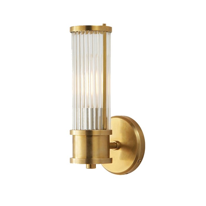 Настенный светильник Allen brass из стеклянных трубочек