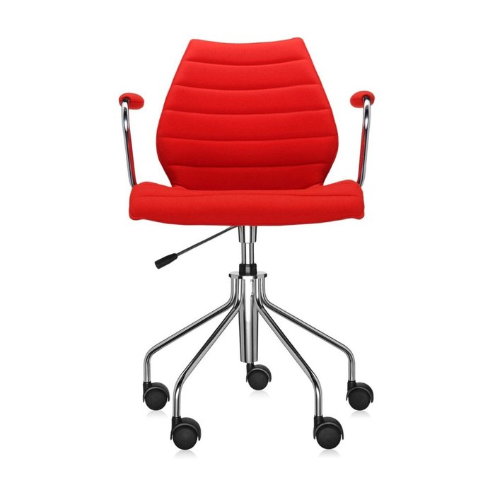 Офисный стул Maui Soft красного цвета