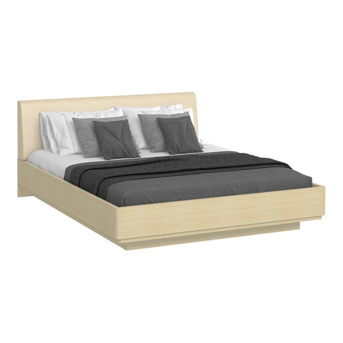 Кровать Элеонора 180х200 бежевого цвета с подъемным механизмом