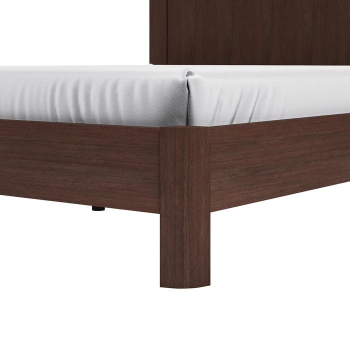 Кровать Магна 180х200 темно-коричневого цвета 