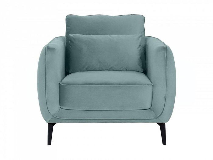 Кресло Amsterdam серо-бирюзового цвета
