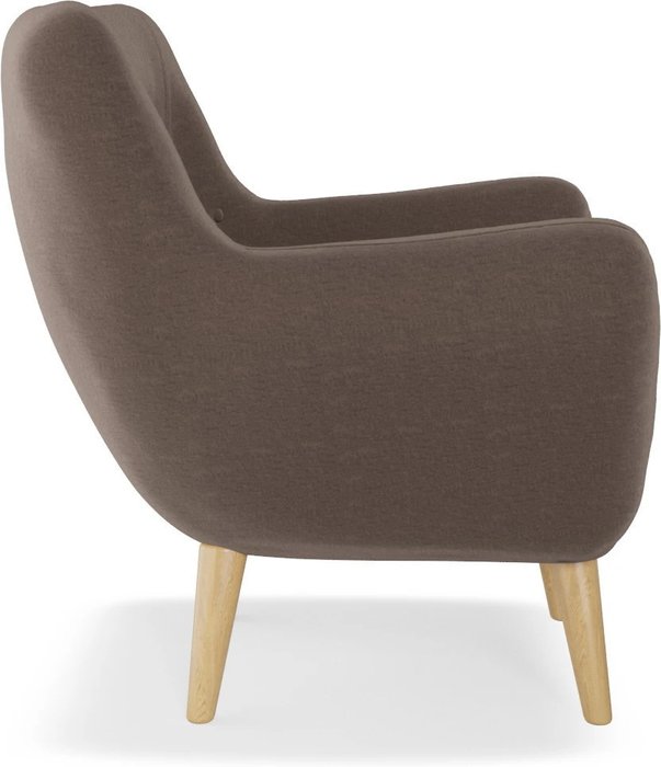 Кресло Элефант темно-коричневого цвета - лучшие Интерьерные кресла в INMYROOM