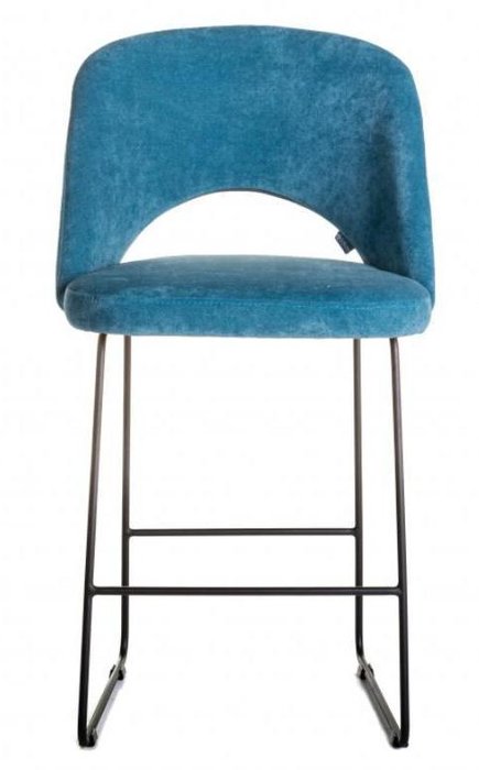 Кресло барное Lars голубого цвета