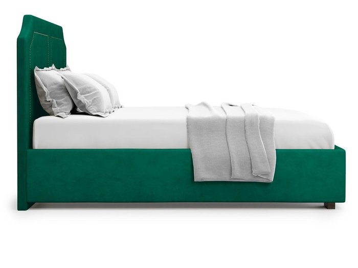 Кровать с подъемным механизмом Lago 180х200 зеленого цвета