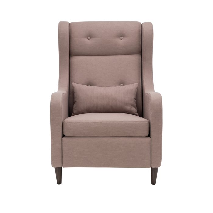 Кресло Галант серо-розового цвета