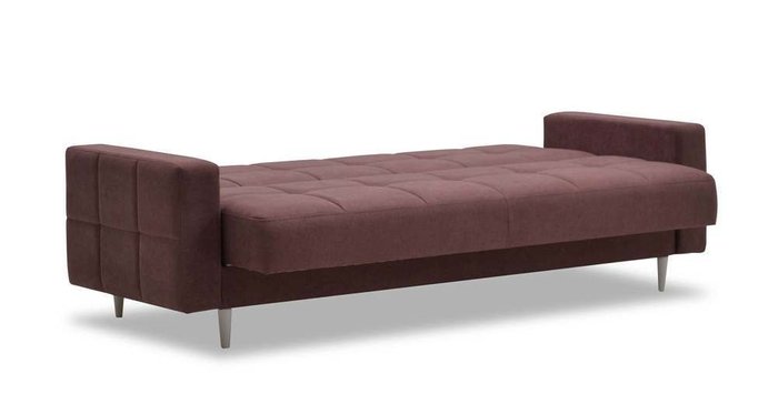 Диван-кровать Виконт бордового цвета - лучшие Прямые диваны в INMYROOM