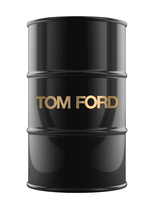 Кофейный столик-бочка Тom Ford черного цвета