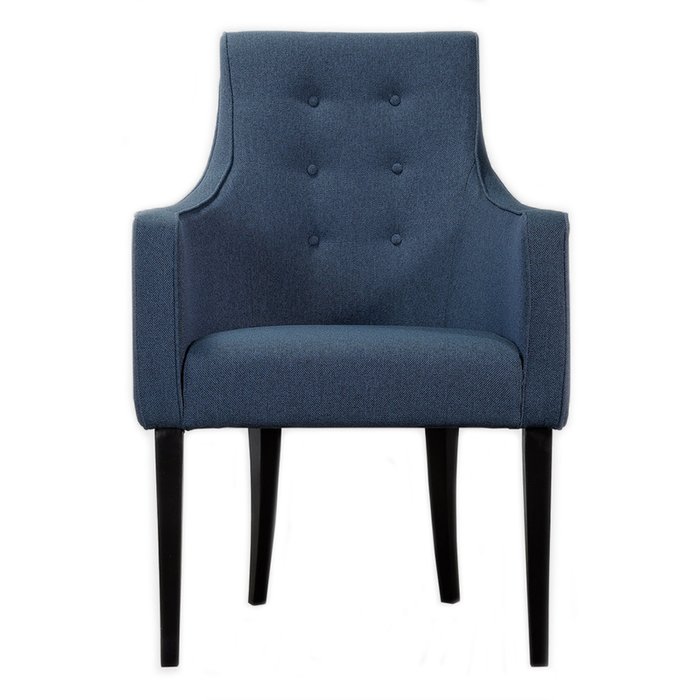 Кресло Чикаго Сканди Блю Арт синего цвета