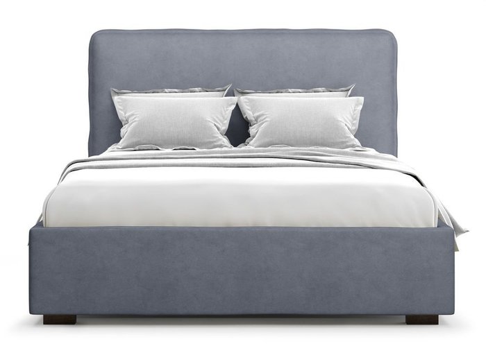 Кровать Brachano 180х200 серого цвета
