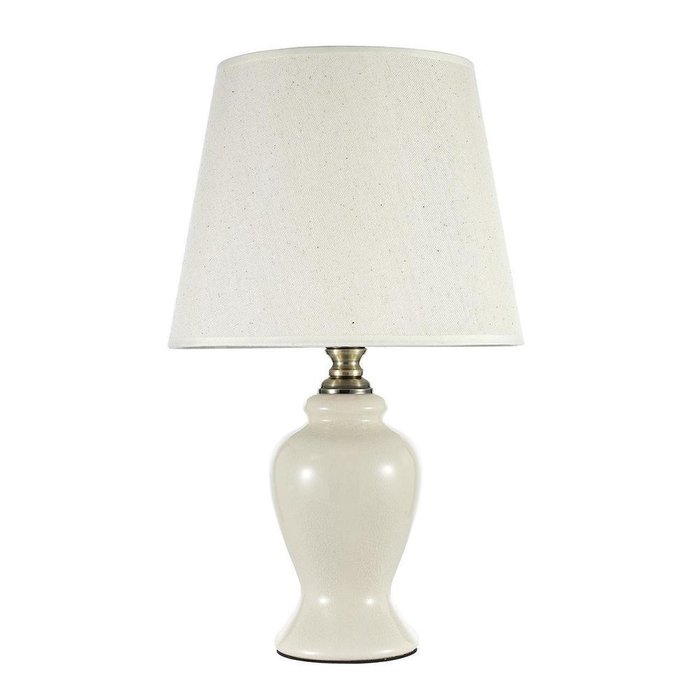 Настольная лампа Lorenzo белого цвета