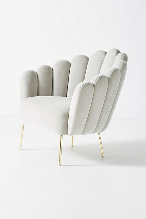 Кресло Amira светло-серого цвета