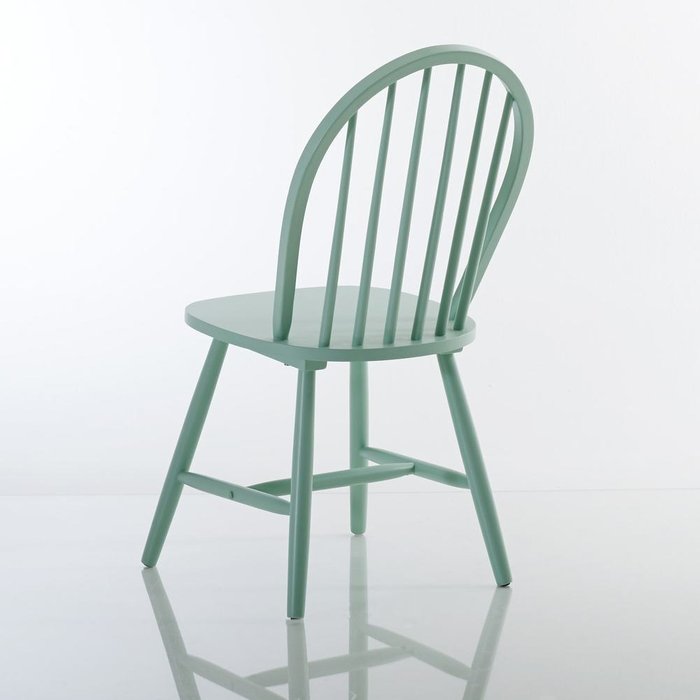 Комплект из двух стульев Windsor зеленого цвета