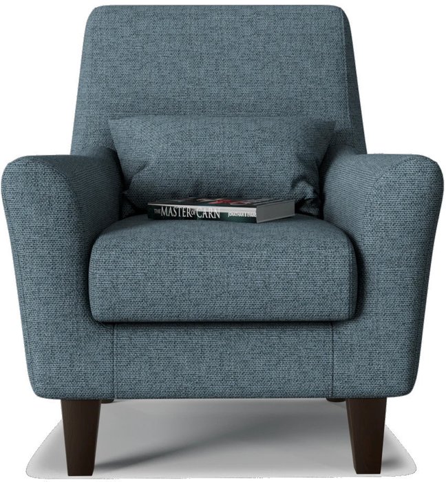 Кресло Либерти Blue темно-голубого цвета - купить Интерьерные кресла по цене 11724.0