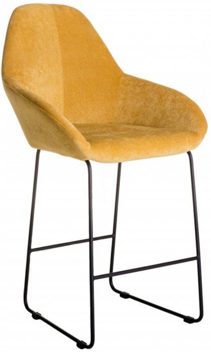 Кресло полубарное Kent желтого цвета