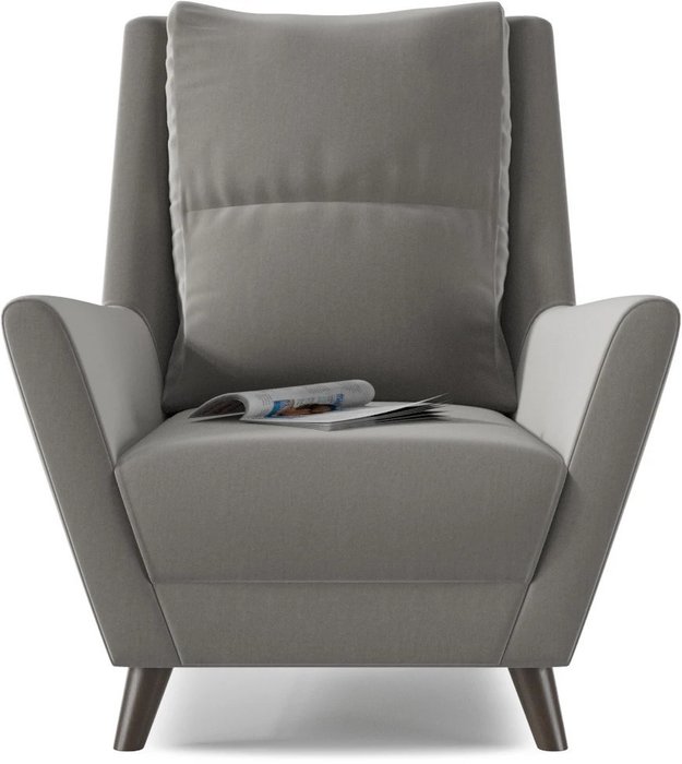 Кресло Йорк серого цвета - купить Интерьерные кресла по цене 20689.0