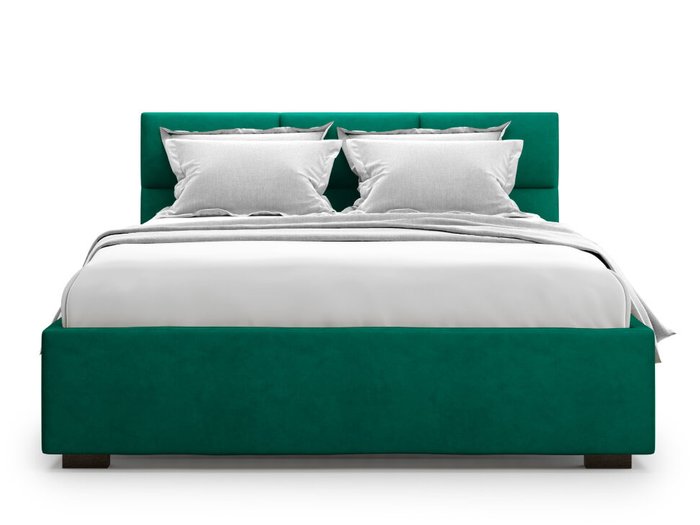 Кровать Bolsena 180х200 зеленого цвета с подъемным механизмом