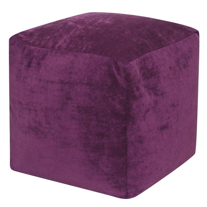 Пуфик Куб фиолетового цвета