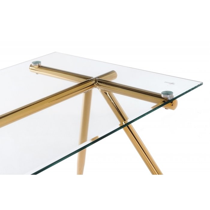 Обеденный стол Dramen со стеклянной столешницей 