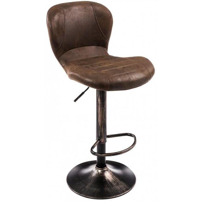  Барный стул Hold vintage с коричневым сидением