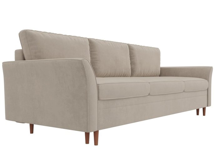 Прямой диван-кровать София бежевого цвета - лучшие Прямые диваны в INMYROOM