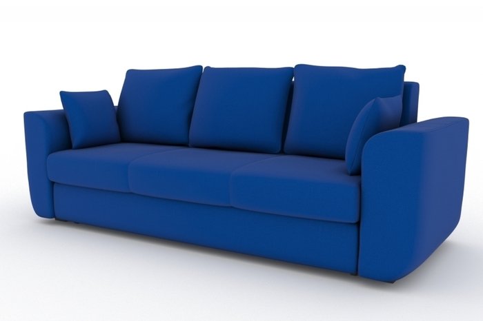 Прямой диван-кровать Stamford синего цвета