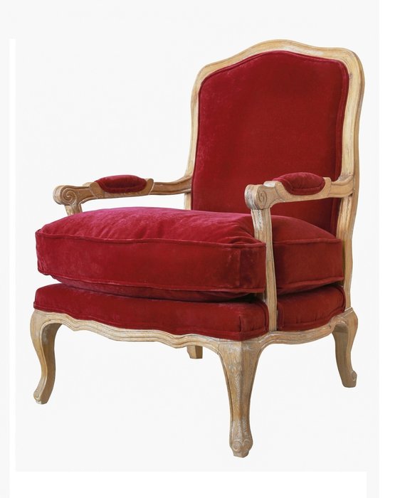 Кресло Nitro бордового цвета