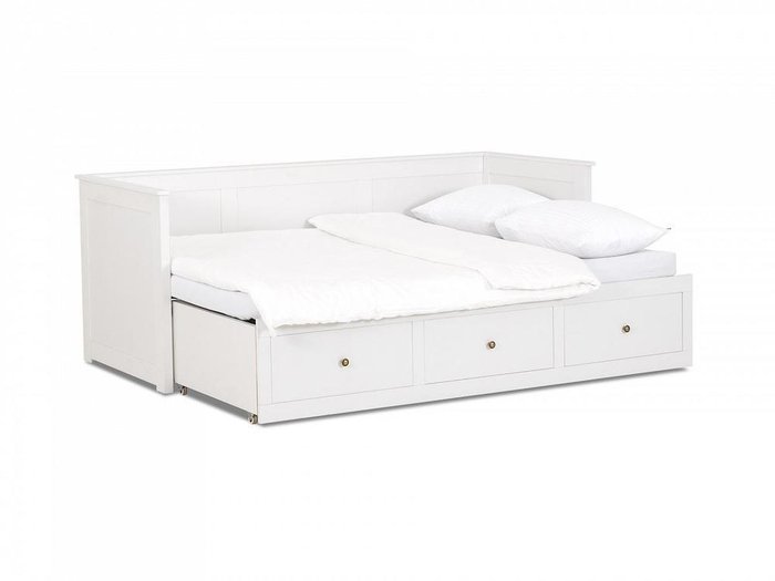 Кровать-кушетка Reina 80х200 белого цвета - лучшие Одноярусные кроватки в INMYROOM