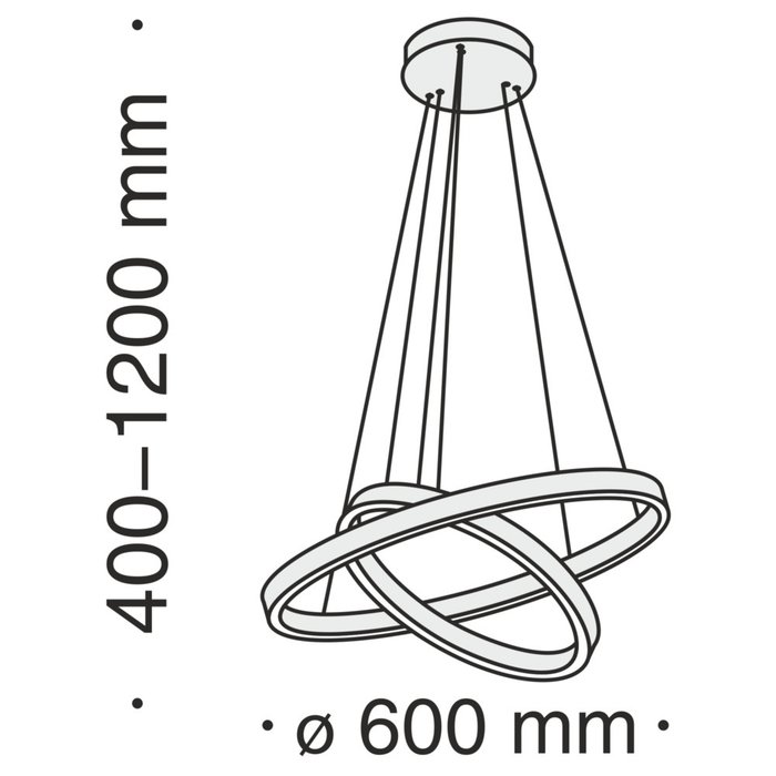 Подвесной светильник Rim из металла