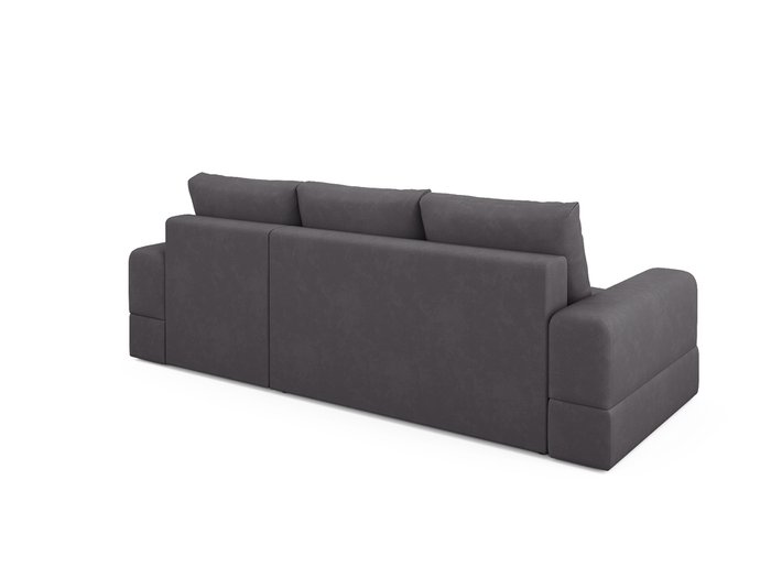 Угловой диван-кровать Elke темно-серого цвета 