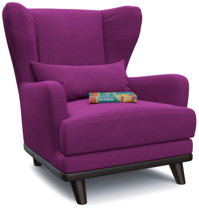 Кресло Роберт Людвиг дизайн 6 фиолетового цвета