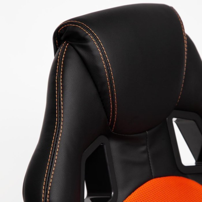 Кресло офисное Driver черно-оранжевого цвета