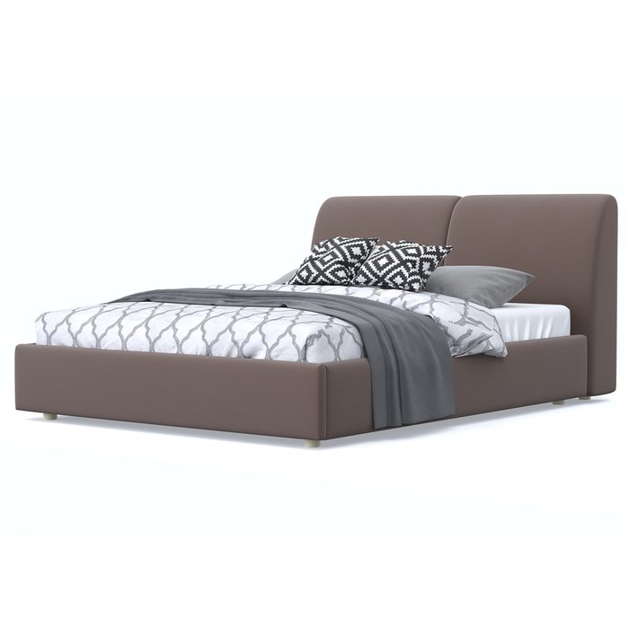 Кровать Бекка 120x200 коричневого цвета