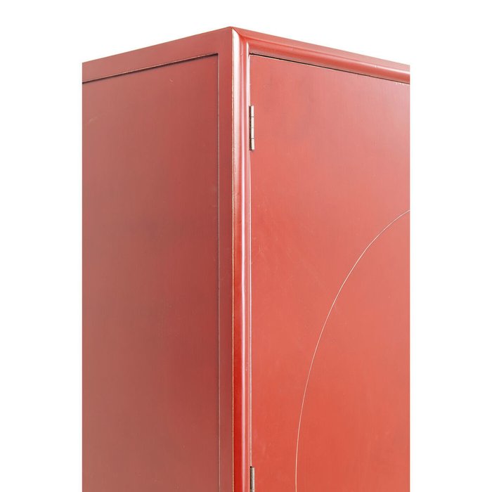 Шкаф Disk красного цвета
