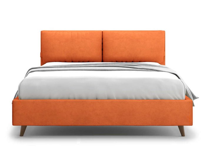 Кровать Trazimeno 140х200 оранжевого цвета